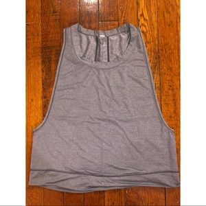 lululemon x-static fabric crop muscle tank